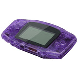 eXtremeRate IPS Ready Upgraded Clear Atomic Purple GBA Replacement Shell Full Housing Cover Buttons for Gameboy Advance – Compatible with Both IPS & Standard LCD – Console & IPS Screen NOT Included - TAGM5005