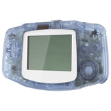 eXtremeRate IPS Ready Upgraded Glacier Blue GBA Replacement Shell Full Housing Cover Buttons & White Screen Lens for Gameboy Advance – Compatible with Both IPS & Standard LCD – Console & IPS Screen NOT Included - TAGM5006