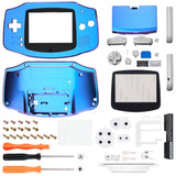 eXtremeRate IPS Ready Upgraded eXtremeRate Chameleon Purple Blue GBA Replacement Shell Full Housing Cover Buttons for Gameboy Advance – Compatible with Both IPS & Standard LCD – Console & IPS Screen NOT Included - TAGP3001