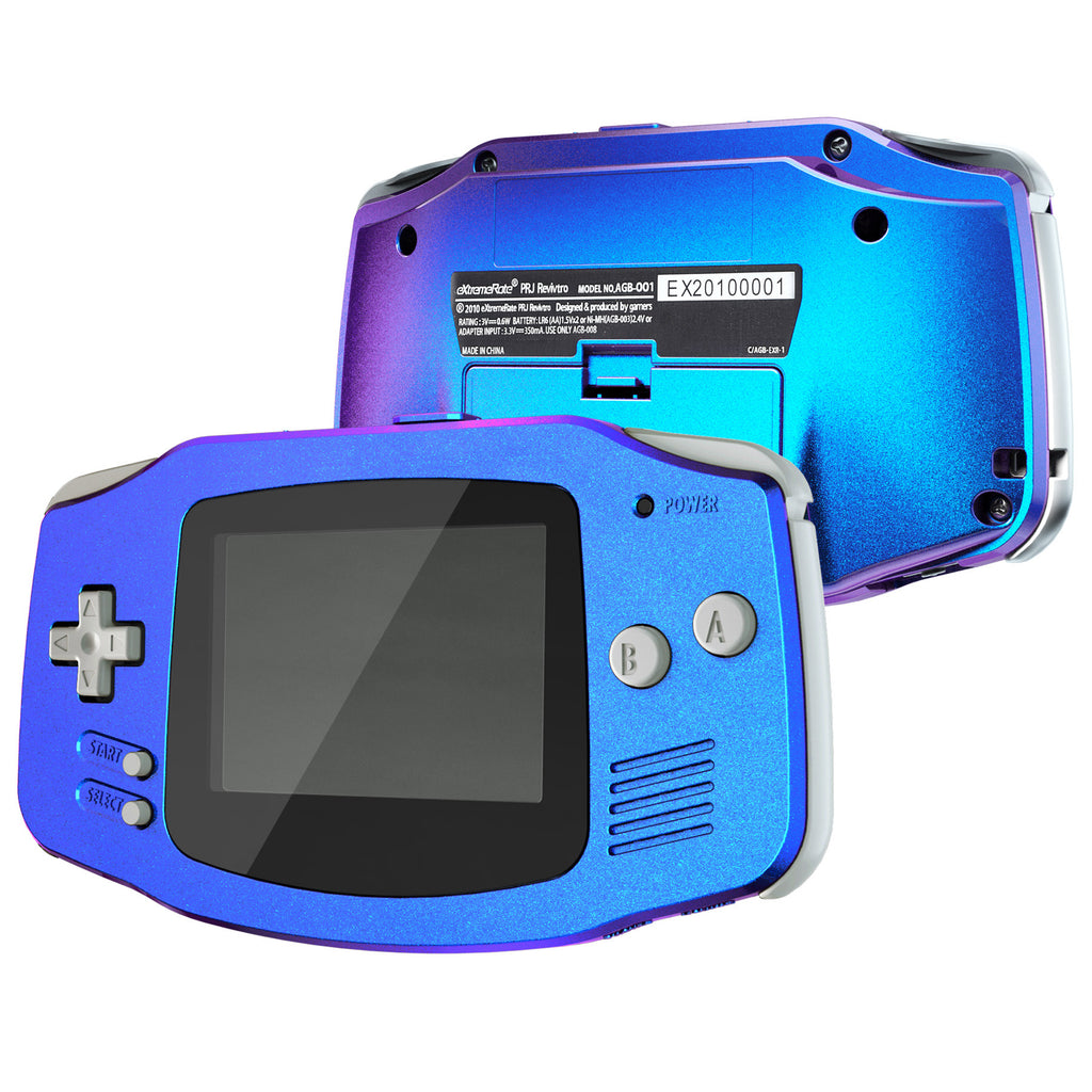 IPS Ready Upgraded eXtremeRate The Great Wave Soft Touch Custom Replacement  Housing Shell for Gameboy Advance SP GBA SP – Compatible with Both IPS &  Standard LCD – Console & Screen NOT