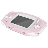 eXtremeRate IPS Ready Upgraded Cherry Blossoms Pink Soft Touch GBA Replacement Shell Full Housing Cover Buttons for Gameboy Advance – Compatible with Both IPS & Standard LCD – Console & IPS Screen NOT Included - TAGP3012