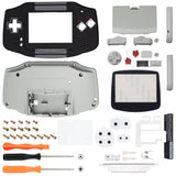 eXtremeRate IPS Ready Upgraded Classics NES Style GBA Replacement Shell Full Housing Cover Buttons for Gameboy Advance – Compatible with Both IPS & Standard LCD – Console & IPS Screen NOT Included - TAGT1037