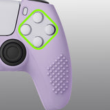 PlayVital Mauve Purple 3D Studded Edition Anti-slip Silicone Cover Skin for  5 Controller, Soft Rubber Case Protector for PS5 Wireless Controller with 6 Black Thumb Grip Caps - TDPF009