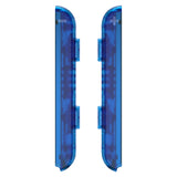 eXtremeRate Clear Blue Replacement shell for NS Switch Joycon Strap, Custom Joy-Con Wrist Strap Housing Buttons for NS Switch - 2 Pack - UEM504