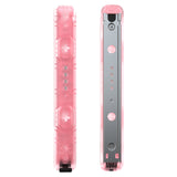 eXtremeRate Cherry Pink Replacement shell for NS Switch Joycon Strap, Custom Joy-Con Wrist Strap Housing Buttons for NS Switch - 2 Pack - UEM509