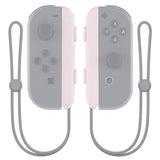 eXtremeRate Cherry Blossoms Pink Replacement shell for Nintendo Switch Joycon Strap, Custom Joy-Con Wrist Strap Housing Buttons for Nintendo Switch - 2 Pack - UEP306