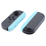 eXtremeRate Heaven Blue Replacement shell for Nintendo Switch Joycon Strap, Custom Joy-Con Wrist Strap Housing Buttons for Nintendo Switch - 2 Pack - UEP307