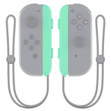 eXtremeRate Mint Green Touch Replacement shell for Nintendo Switch Joycon Strap, Custom Joy-Con Wrist Strap Housing Buttons for Nintendo Switch - 2 Pack - UEP308