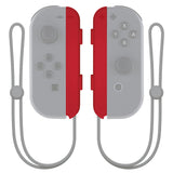 eXtremeRate Passion Red Soft Touch Replacement shell for NS Switch Joycon Strap, Custom Joy-Con Wrist Strap Housing Buttons for NS Switch - 2 Pack - UEP332
