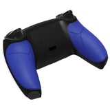 eXtremeRate Blue Performance Rubberized Grip Redesigned Back Shell for PS5 Controller eXtremerate RISE Remap Kit - Controller & RISE Remap Board NOT Included - UPFU6003
