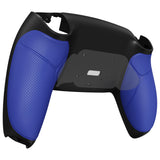 eXtremeRate Blue Performance Rubberized Grip Redesigned Back Shell for PS5 Controller eXtremerate RISE Remap Kit - Controller & RISE Remap Board NOT Included - UPFU6003