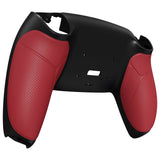 eXtremeRate Red Performance Rubberized Grip Redesigned Back Shell for PS5 Controller eXtremerate RISE Remap Kit - Controller & RISE Remap Board NOT Included - UPFU6005