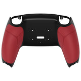 eXtremeRate Red Performance Rubberized Grip Redesigned Back Shell for PS5 Controller eXtremerate RISE Remap Kit - Controller & RISE Remap Board NOT Included - UPFU6005