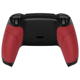 eXtremeRate Red Performance Rubberized Grip Redesigned Back Shell for PS5 Controller eXtremerate RISE Remap Kit - Controller & RISE Remap Board NOT Included - UPFU6005