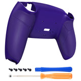eXtremeRate Galactic Purple Performance Rubberized Grip Redesigned Back Shell for PS5 Controller eXtremerate RISE Remap Kit - Controller & RISE Remap Board NOT Included - UPFU6007