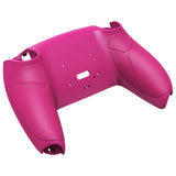 eXtremeRate Nova Pink Performance Rubberized Grip Redesigned Back Shell for PS5 Controller eXtremerate RISE Remap Kit - Controller & RISE Remap Board NOT Included - UPFU6009