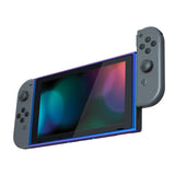 eXtremeRate Chameleon Purple Blue DIY Housing Shell for Nintendo Switch Console, Replacement Faceplate Front Frame for Nintendo Switch Console w/ Volume Up Down Power Buttons - Console NOT Included - VEP301