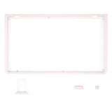 eXtremeRate Cherry Blossoms Pink DIY Housing Shell for Nintendo Switch Console, Replacement Faceplate Front Frame for Nintendo Switch Console w/ Volume Up Down Power Buttons - Console NOT Included - VEP306