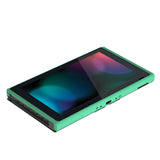 eXtremeRate Mint Green DIY Housing Shell for Nintendo Switch Console, Replacement Faceplate Front Frame for Nintendo Switch Console w/ Volume Up Down Power Buttons - Console NOT Included - VEP308