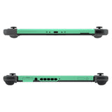 eXtremeRate Mint Green DIY Housing Shell for Nintendo Switch Console, Replacement Faceplate Front Frame for Nintendo Switch Console w/ Volume Up Down Power Buttons - Console NOT Included - VEP308