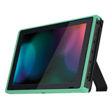 eXtremeRate Mint Green DIY Housing Shell for Nintendo Switch Console, Replacement Faceplate Front Frame for Nintendo Switch Console w/ Volume Up Down Power Buttons - Console NOT Included - VEP308