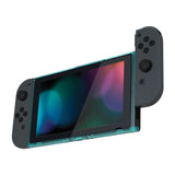 eXtremeRate Emerald Green DIY Housing Shell for NS Switch Console, Replacement Faceplate Front Frame for NS Switch Console w/ Volume Up Down Power Buttons - Console NOT Included - VEP318