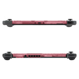 eXtremeRate Cherry Pink DIY Housing Shell for NS Switch Console, Replacement Faceplate Front Frame for NS Switch Console with Volume Up Down Power Buttons - Console NOT Included - VEP319
