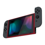 eXtremeRate Passion Red DIY Housing Shell for NS Switch Console, Replacement Faceplate Front Frame for NS Switch Console with Volume Up Down Power Buttons - Console NOT Included - VEP332
