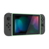 eXtremeRate Matcha Green DIY Housing Shell for NS Switch Console, Replacement Faceplate Front Frame for NS Switch Console with Volume Up Down Power Buttons - Console NOT Included - VEP339