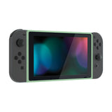 eXtremeRate Matcha Green DIY Housing Shell for NS Switch Console, Replacement Faceplate Front Frame for NS Switch Console with Volume Up Down Power Buttons - Console NOT Included - VEP339