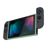 eXtremeRate Matcha Green DIY Housing Shell for NS Switch Console, Replacement Faceplate Front Frame for NS Switch Console with Volume Up Down Power Buttons - Console NOT Included - VEP339