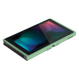 eXtremeRate Matcha Green DIY Housing Shell for NS Switch Console, Replacement Faceplate Front Frame for NS Switch Console with Volume Up Down Power Buttons - Console NOT Included - VEP339