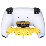 eXtremeRate Turn RISE to RISE4 Kit – Redesigned Chrome Gold K1 K2 K3 K4 Back Buttons Housing & Remap PCB Board for PS5 Controller eXtremeRate RISE & RISE4 Remap kit - Controller & Other RISE Accessories NOT Included - VPFD4001P
