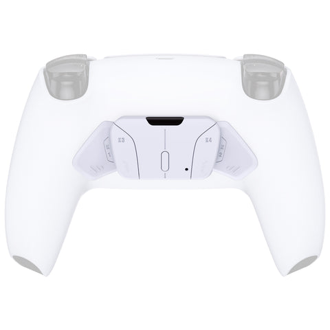 eXtremeRate Solid White Replacement Redesigned K1 K2 K3 K4 Back Buttons Housing Shell for PS5 Controller RISE4 Remap Kit - Controller & RISE4 Remap Board NOT Included - VPFM5002