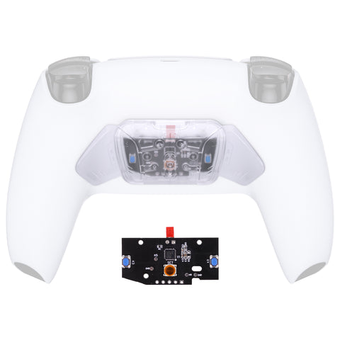 eXtremeRate Turn RISE to RISE4 Kit – Redesigned Transparent Clear K1 K2 K3 K4 Back Buttons Housing & Remap PCB Board for PS5 Controller eXtremeRate RISE & RISE4 Remap kit - Controller & Other RISE Accessories NOT Included - VPFM5003P