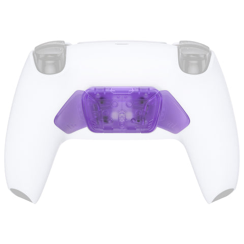 eXtremeRate Clear Atomic Purple Replacement Redesigned K1 K2 K3 K4 Back Buttons Housing Shell for PS5 Controller eXtremeRate RISE4 Remap Kit - Controller & RISE4 Remap Board NOT Included - VPFM5004