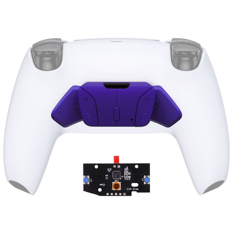 eXtremeRate Turn RISE to RISE4 Kit – Redesigned Galactic Purple K1 K2 K3 K4 Back Buttons Housing & Remap PCB Board for PS5 Controller eXtremeRate RISE & RISE4 Remap kit - Controller & Other RISE Accessories NOT Included - VPFM5006P