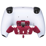 eXtremeRate Cosmic Red Replacement Redesigned K1 K2 K3 K4 Back Buttons Housing Shell for PS5 Controller RISE4 Remap Kit - Controller & RISE4 Remap Board NOT Included - VPFM5007