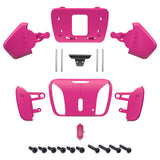 eXtremeRate Nova Pink Replacement Redesigned K1 K2 K3 K4 Back Buttons Housing Shell for PS5 Controller RISE4 Remap Kit - Controller & RISE4 Remap Board NOT Included - VPFM5008