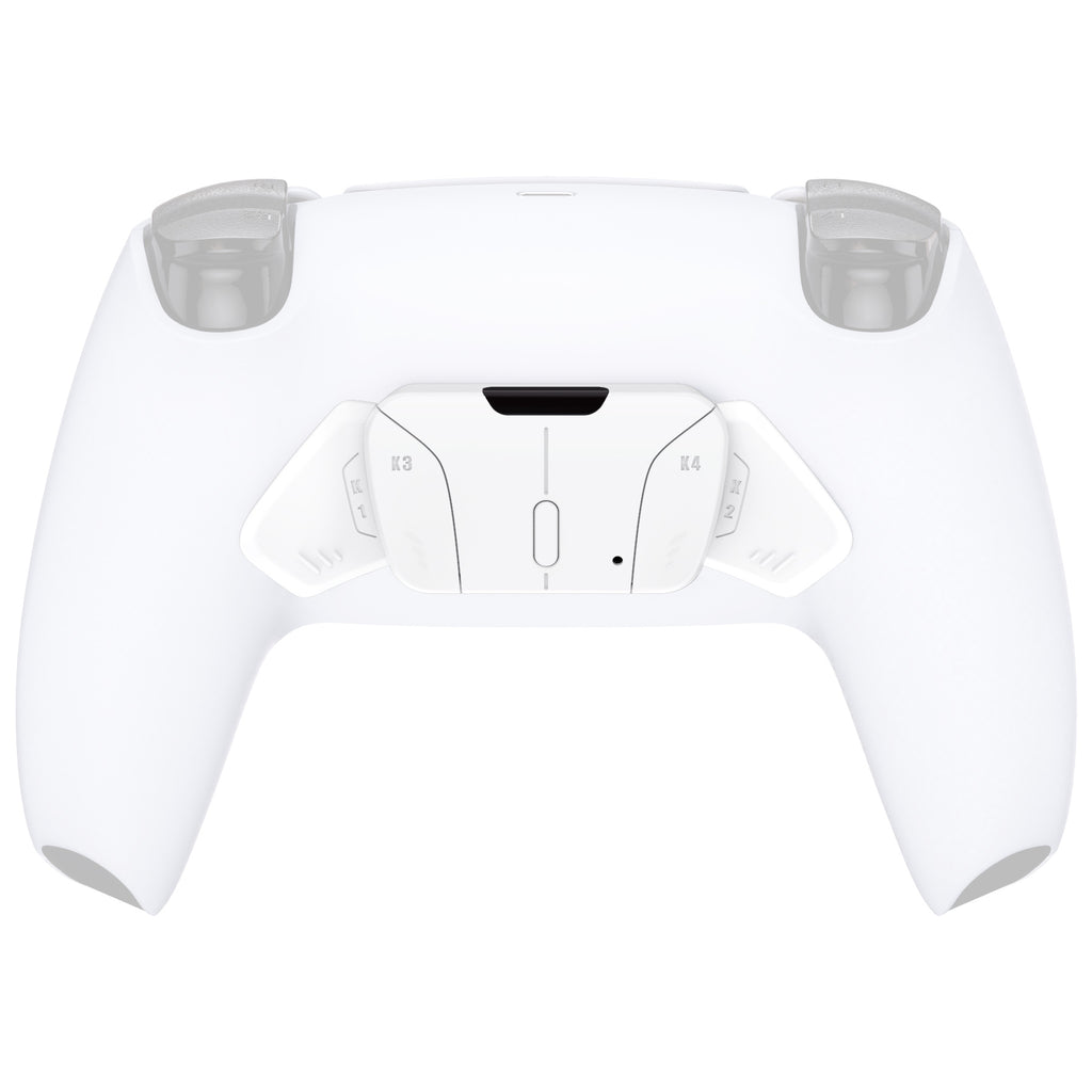 PS5 Controller Custom Silver Shell & Buttons Kit Housing