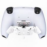 eXtremeRate White Replacement Redesigned K1 K2 K3 K4 Back Buttons Housing Shell for PS5 Controller eXtremeRate RISE4 Remap Kit - Controller & RISE4 Remap Board NOT Included - VPFP3001