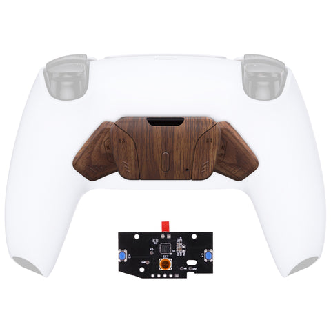 eXtremeRate Turn RISE to RISE4 Kit – Redesigned Wood Grain K1 K2 K3 K4 Back Buttons Housing & Remap PCB Board for PS5 Controller eXtremeRate RISE & RISE4 Remap kit - Controller & Other RISE Accessories NOT Included - VPFS2001P