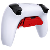 eXtremeRate Chrome Red Replacement Redesigned K1 K2 Back Button Housing Shell for PS5 Controller eXtremerate RISE Remap Kit - Controller & RISE Remap Board NOT Included - WPFD4003