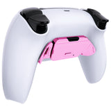 eXtremeRate Chrome Pink Replacement Redesigned K1 K2 Back Button Housing Shell for PS5 Controller eXtremerate RISE Remap Kit - Controller & RISE Remap Board NOT Included - WPFD4007