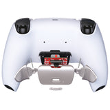 eXtremeRate Silver Real Metal Buttons (RMB) Version K1 K2 Buttons Housing & Remap PCB Board for PS5 Controller eXtremeRate RISE Remap Kit – Controller & Other RISE Accessories NOT Included - WPFJ7002