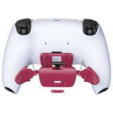 eXtremeRate Cosmic Red Replacement Redesigned K1 K2 Back Button Housing Shell for PS5 Controller eXtremerate RISE Remap Kit - Controller & RISE Remap Board NOT Included - WPFM5008