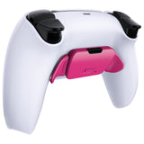 eXtremeRate Nova Pink Replacement Redesigned K1 K2 Back Button Housing Shell for PS5 Controller eXtremerate RISE Remap Kit - Controller & RISE Remap Board NOT Included - WPFM5009