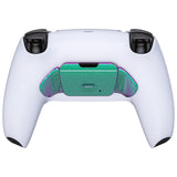 eXtremeRate Chameleon Green Purple Replacement Redesigned K1 K2 Back Button Housing Shell for PS5 Controller eXtremerate RISE Remap Kit - Controller & RISE Remap Board NOT Included - WPFP3002