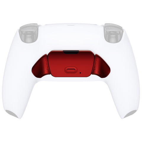 eXtremeRate Scarlet Red Replacement Redesigned K1 K2 Back Button Housing Shell for PS5 Controller eXtremerate RISE Remap Kit - Controller & RISE Remap Board NOT Included - WPFP3003