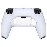 eXtremeRate White Replacement Redesigned K1 K2 Back Button Housing Shell for PS5 Controller eXtremerate RISE Remap Kit - Controller & RISE Remap Board NOT Included - WPFP3008
